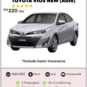 Kereta Sewa Kuching - Toyota Vios