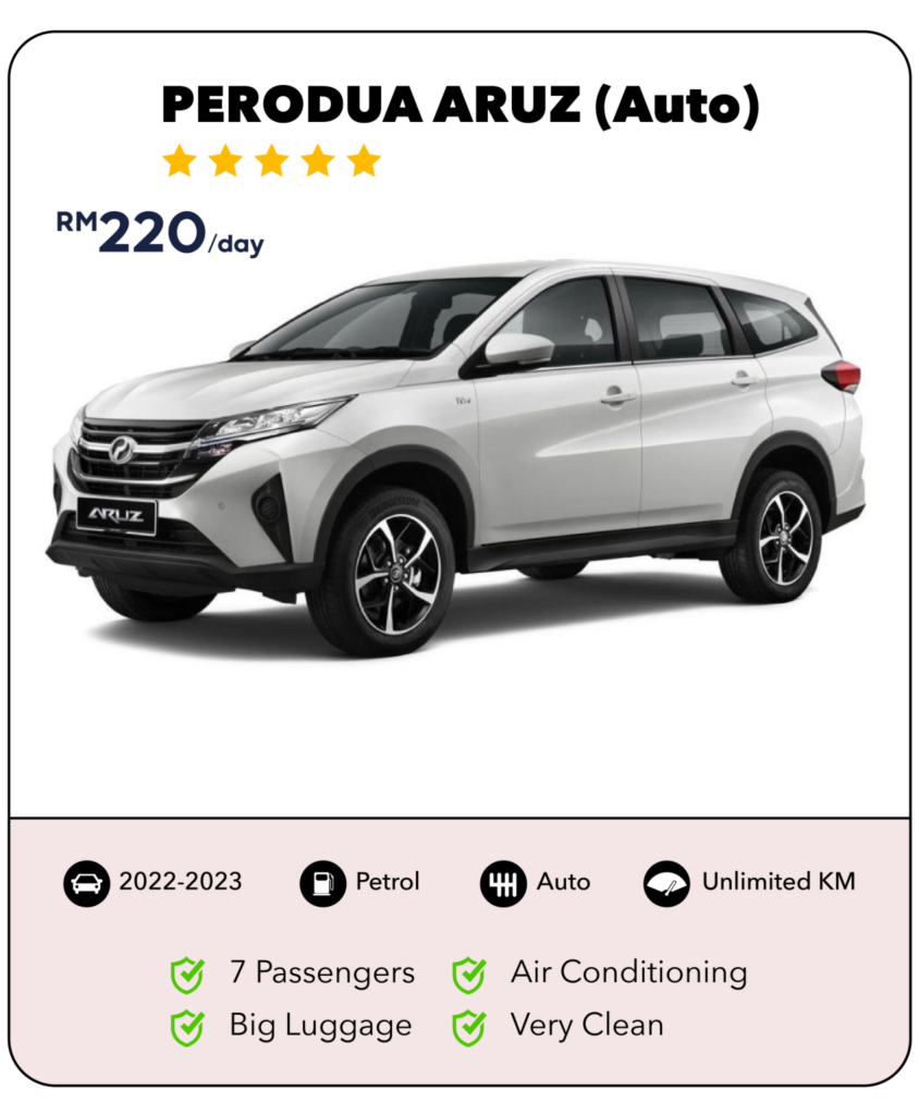 Car Rental Kuching Aruz