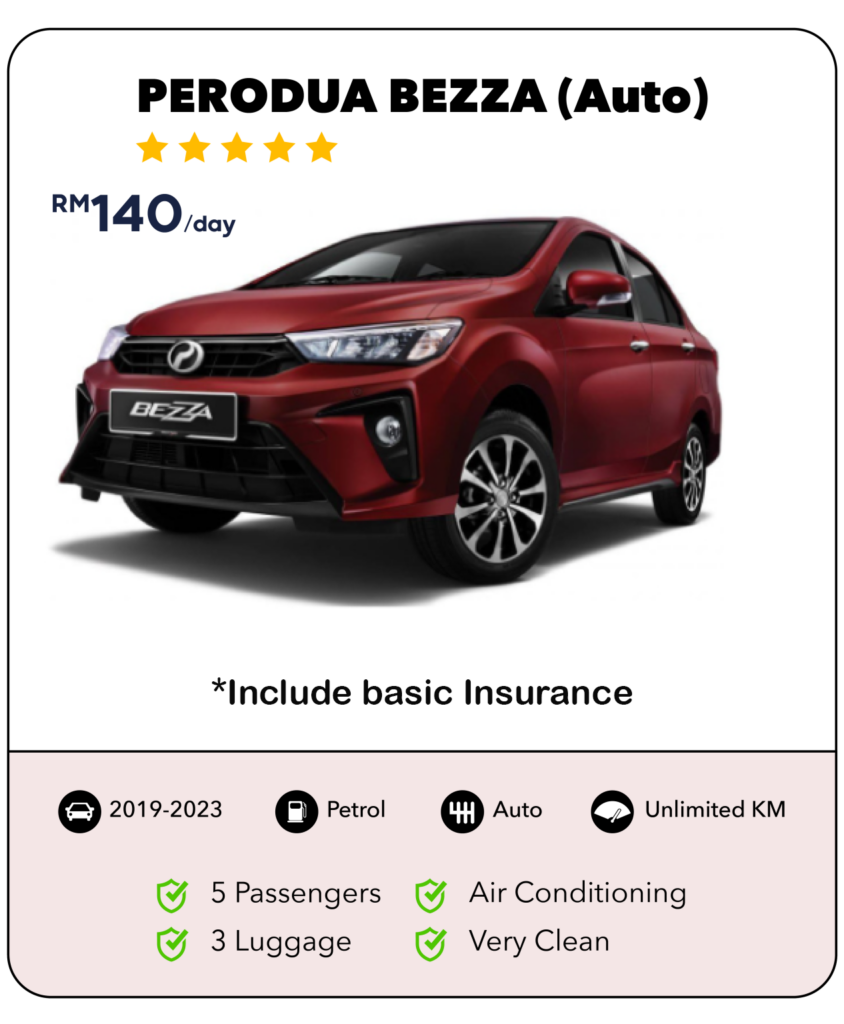 Car Rental Kuching Bezza