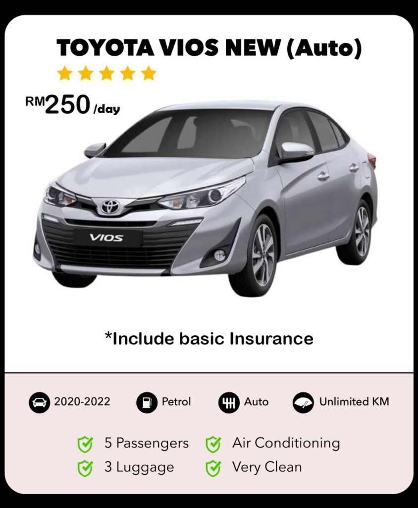 Car Rental Kuching - Vios