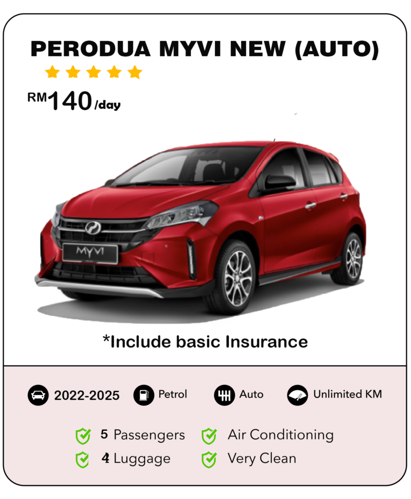 Kereta Sewa Kuching - Myvi New Model
