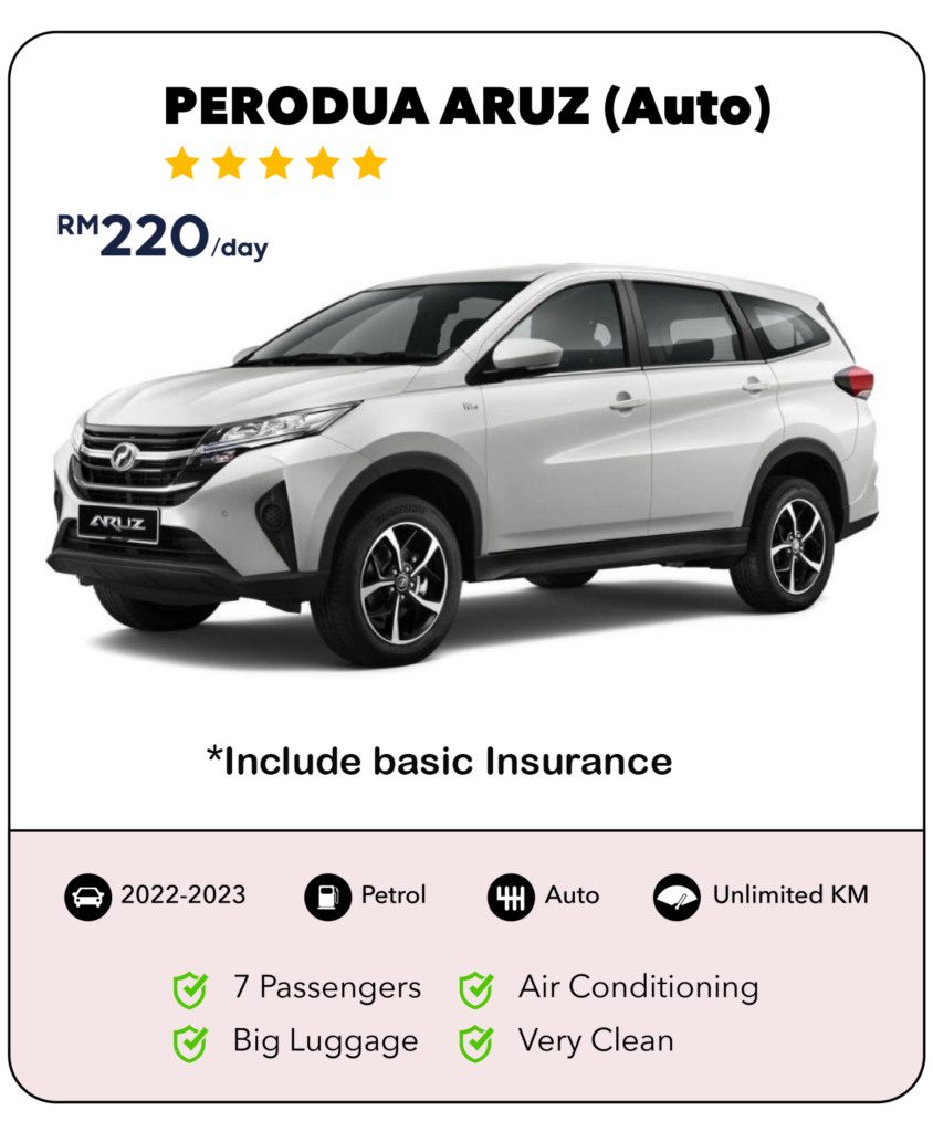 Kereta Sewa Kuching - Aruz