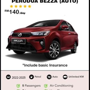 Kereta Sewa Kuching - Perodua Bezza