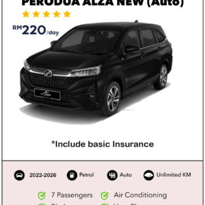 Kereta Sewa Kuching - New Alza