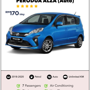 Kereta Sewa Kuching - Perodua Alza
