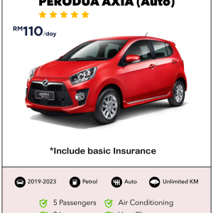 Kereta Sewa Kuching Axia