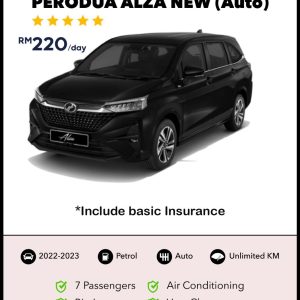 Kereta Sewa Kuching - Perodua Alza