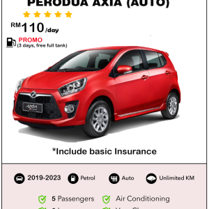 Kereta Sewa Kuching - Axia