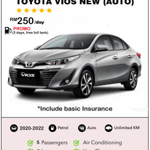 Kereta Sewa Kuching - Toyota Vios