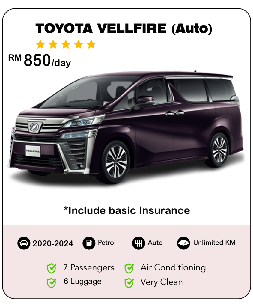 Kereta Sewa Kuching - Toyota Alphard