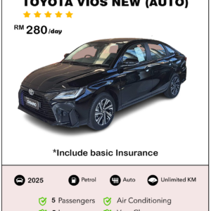 Kereta Sewa Kuching- Toyota Vios New