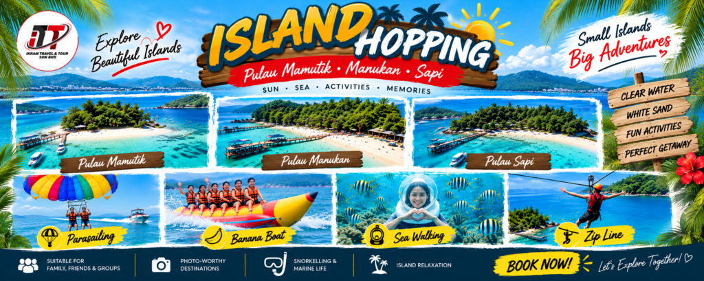 Island Hopping: Pulau Manukan, Mamutik, Sapi